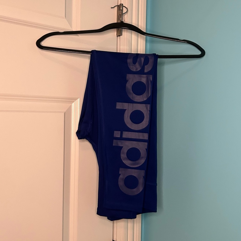 Adidas Purple-Blue Workout Leggings